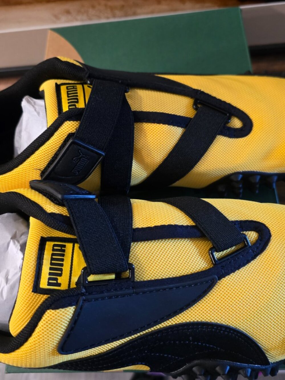 PUMA Mostro OG Prime BRUCE LEE Yellow Black Sneakers 403206-15 Men's Sz 11 NEW - Picture 9 of 16